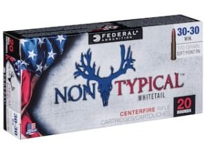 Federal Non-Typical Ammunition 30-30 Winchester 170 Grain Soft Point Round Nose Box of 20 good sale