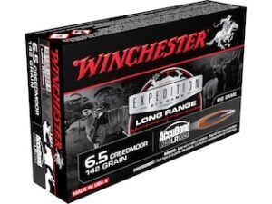Winchester Expedition Big Game Long Range Ammunition 6.5 Creedmoor 142 Grain Nosler AccuBond LR Box of 20 good sale