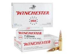 Winchester USA Ammunition 7.62x51mm NATO 147 Grain Full Metal Jacket good sale