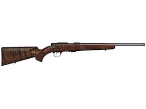 Anschutz 1710 HB AV SS Bolt Action Rimfire Rifle 22 Long Rifle 18.5″ Barrel Stainless Steel and Walnut