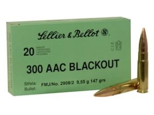 Sellier & Bellot Ammunition 300 AAC Blackout 147 Grain Full Metal Jacket good sale