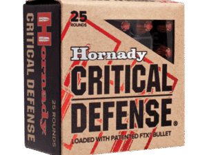 Hornady Critical Defense Handgun Ammo .38 SPL +P 25-Rounds 110 Grain Flex Tip eXpanding