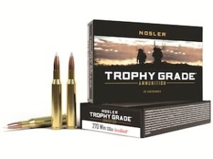 Nosler Trophy Grade Ammunition 223 Remington 70 Grain AccuBond Polymer Tip Box of 20 good sale