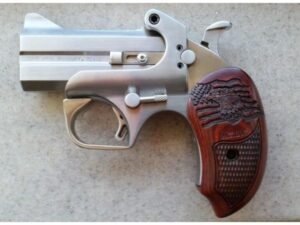 Bond Arms Patriot Defender Derringer Stainless with Wood Grips 45LC/410 3-inch