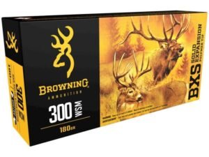Browning BXS Solid Expansion 180 Grain Nickel .300 WSM 20Rds