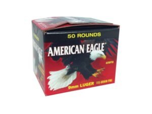 Federal Ammerican Eagle 9mm 115GR FMJ 50Rds