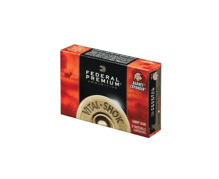 Federal Premium Vital-Shok Trophy Copper Sabot Slugs 5 Rounds