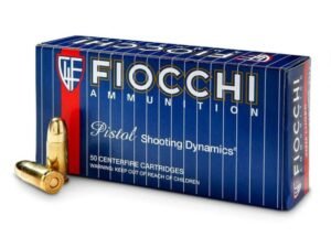 Fiocchi 9mm Handgun Ammunition 115 Grain FMJ 50rds
