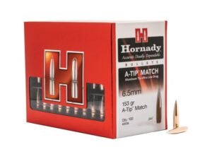 Hornady A-Tip Match Copper 6.5mm 153-Grain 100-Rounds BT Bullets Only