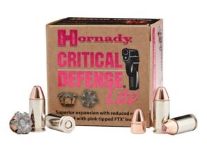 Hornady Critical Defense Lite 9mm 100GR FTX 25Rds
