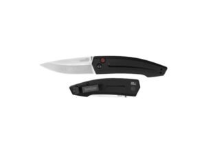 Kershaw Launch 2 Automatic Folding Knife 3.25″ Stonewash Drop Point – Push Button Open