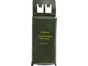PPU Mil-Spec Battle Pack Brass 9mm NATO 200-Rounds 124 Grain FMJ