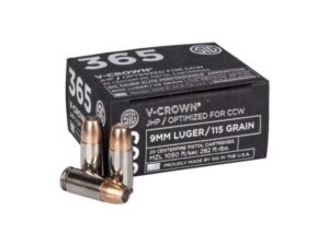 Sig Sauer 365 Elite V-Crown 9mm JHP 115 Gr