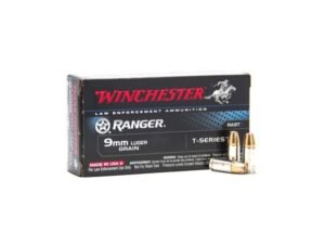 Winchester Ranger 9mm Luger 147 Grain 50 Rounds T-Series Jacketed Hollow Point