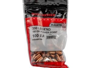 Winchester Components .350 Legend .355 Diameter 180 Grain 100 RDs Power-Point Projectile