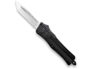 CobraTec CTK-1 OTF Knife – 2.75″ Plain Tanto Blade with Nylon Sheath