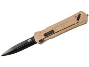 Smith & Wesson OTF Knife Spear Point Blade Flat Dark Earth 3.5″
