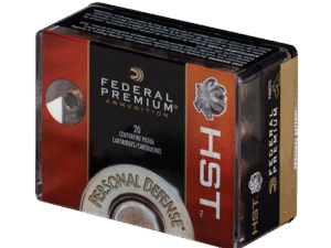 Federal Personal Defense HST Nickel Plated Brass .45 ACP 230 Grain 20-Rounds HSTJSP