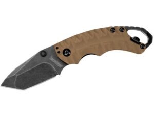 Kershaw Shuffle II Tan Folding Knife – 2.375″ Plain Tanto Blade with Bottle Opener