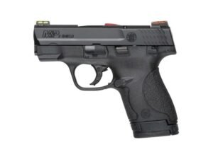Smith and Wesson M&P9 Shield Black 9mm 3.1-inch 8Rd Fiber Sights State Compliant